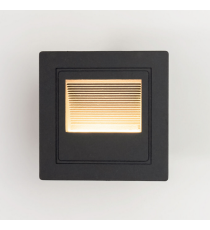 Applique in metallo nera LSL0001 5w 390 lumen 4000k luce naturale misura 84x84x50mm lampada da parete IP65 da esterno Applique in metallo nera LSL0001 5w 390 lumen 4000k luce naturale misura 84x84x50mm lampada da parete IP65 da esterno