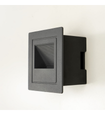 Applique in metallo nera LSL0001 5w 390 lumen 4000k luce naturale misura 84x84x50mm lampada da parete IP65 da esterno Applique in metallo nera LSL0001 5w 390 lumen 4000k luce naturale misura 84x84x50mm lampada da parete IP65 da esterno