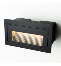 Applique in metallo nera LSL0002 3w 210 lumen 4000k luce naturale misura 103x58x45mm lampada da parete IP65 da esterno Applique in metallo nera LSL0002 3w 210 lumen 4000k luce naturale misura 103x58x45mm lampada da parete IP65 da esterno