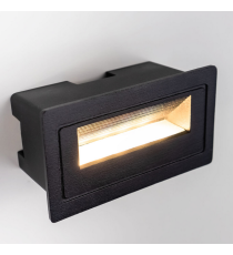 Applique in metallo nera LSL0002 3w 210 lumen 4000k luce naturale misura 103x58x45mm lampada da parete IP65 da esterno Applique in metallo nera LSL0002 3w 210 lumen 4000k luce naturale misura 103x58x45mm lampada da parete IP65 da esterno