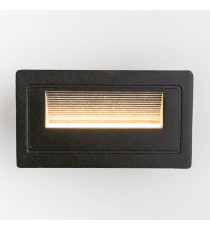 Applique in metallo nera LSL0002 3w 210 lumen 4000k luce naturale misura 103x58x45mm lampada da parete IP65 da esterno Applique in metallo nera LSL0002 3w 210 lumen 4000k luce naturale misura 103x58x45mm lampada da parete IP65 da esterno