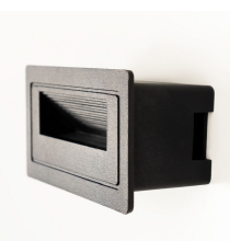 Applique in metallo nera LSL0002 3w 210 lumen 4000k luce naturale misura 103x58x45mm lampada da parete IP65 da esterno Applique in metallo nera LSL0002 3w 210 lumen 4000k luce naturale misura 103x58x45mm lampada da parete IP65 da esterno