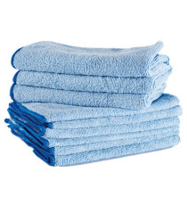 Panni microfibra Ultrega - 40 x 40 cm - azzurro - Perfetto - pack 10 pezzi Panni microfibra Ultrega - 40 x 40 cm - azzurro - Perfetto - pack 10 pezzi