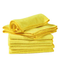 Panni microfibra Ultrega - 40 x 40 cm - giallo - Perfetto - pack 10 pezzi Panni microfibra Ultrega - 40 x 40 cm - giallo - Perfetto - pack 10 pezzi