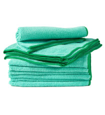 Panni microfibra Ultrega - 40 x 40 cm - verde - Perfetto - pack 10 pezzi Panni microfibra Ultrega - 40 x 40 cm - verde - Perfetto - pack 10 pezzi