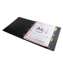 Separatore neutro a 12 tacche - PPL - colori assortiti - A4 Maxi - Exacompta Separatore neutro a 12 tacche - PPL - colori assortiti - A4 Maxi - Exacompta