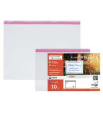 Buste porta avvisi orizzontali - A5 - 21 x 15 cm - trasparente - Sei Rota - conf. 10 pezzi Buste porta avvisi orizzontali - A5 - 21 x 15 cm - trasparente - Sei Rota - conf. 10 pezzi