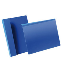 Buste identificative - con aletta pieghevole - A4 orizzontale - blu - Durable - conf. 50 pezzi Buste identificative - con aletta pieghevole - A4 orizzontale - blu - Durable - conf. 50 pezzi