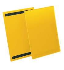 Buste identificative - con bande magnetiche - A4 verticale - giallo - Durable - conf.50 pezzi Buste identificative - con bande magnetiche - A4 verticale - giallo - Durable - conf.50 pezzi