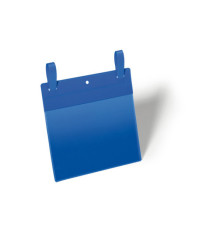 Buste identificative - con fascette di aggancio - A5 orizzontale - blu - Durable - conf. 50 pezzi Buste identificative - con fascette di aggancio - A5 orizzontale - blu - Durable - conf. 50 pezzi