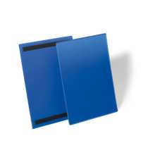 Buste identificative magnetiche - A4 verticale - blu - Durable - conf. 50 pezzi Buste identificative magnetiche - A4 verticale - blu - Durable - conf. 50 pezzi