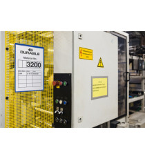 Buste identificative magnetiche - A4 verticale - blu - Durable - conf. 50 pezzi