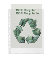 Buste perforate De Luxe riciclate 100% - antiriflesso - f.to 22 x 30 cm - Esselte - conf. 50 pezzi Buste perforate De Luxe riciclate 100% - antiriflesso - f.to 22 x 30 cm - Esselte - conf. 50 pezzi