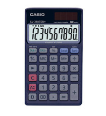 Calcolatrice tascabile SL-310TER+ - 10 cifre - blu - Casio Calcolatrice tascabile SL-310TER+ - 10 cifre - blu - Casio
