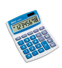 Calcolatrice da tavolo 208X - 8 cifre - bianco - Ibico Calcolatrice da tavolo 208X - 8 cifre - bianco - Ibico