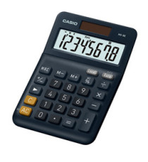 Calcolatrice da tavolo MS-8E - 31,7x103x145 mm - 8 cifre - plastica - blu - Casio Calcolatrice da tavolo MS-8E - 31,7x103x145 mm - 8 cifre - plastica - blu - Casio