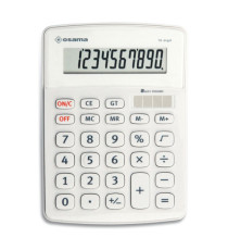 Calcolatrice da tavolo OS 502 - 10 cifre - bianco - Osama Calcolatrice da tavolo OS 502 - 10 cifre - bianco - Osama