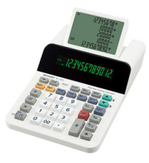 Calcolatrice scrivente EL 1501 - 12 cifre - display a 12 cifre - con uno LCD a 5 righe - EL1501 - Sharp