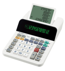 Calcolatrice scrivente EL 1501 - 12 cifre - display a 12 cifre - con uno LCD a 5 righe - EL1501 - Sharp