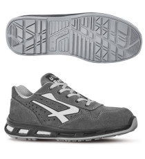 Calzatura di sicurezza Going S1P - numero 46 - pelle scamosciata - grigio - U-Power Calzatura di sicurezza Going S1P - numero 46 - pelle scamosciata - grigio - U-Power