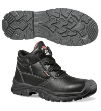 Calzatura di sicurezza Texas UK S3 SRC Rock&roll - pelle grana mina idrorepellente - numero 35 - nero - U-Power Calzatura di sicurezza Texas UK S3 SRC Rock&roll - pelle grana mina idrorepellente - numero 35 - nero - U-Power