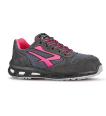 Calzatura di sicurezza Verok SP1 SRC - nylon/pelle scamosciata - grigio/rosa - taglia 36 - U-Power Calzatura di sicurezza Verok SP1 SRC - nylon/pelle scamosciata - grigio/rosa - taglia 36 - U-Power