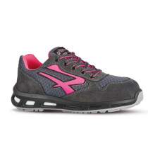 Calzatura di sicurezza Verok SP1 SRC - nylon/pelle scamosciata - grigio/rosa - taglia 36 - U-Power Calzatura di sicurezza Verok SP1 SRC - nylon/pelle scamosciata - grigio/rosa - taglia 36 - U-Power