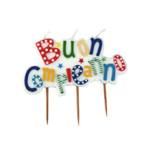 Candelina picks - Buon Compleanno - multicolor - Big Party