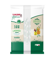 Cannuccia in carta - 14 cm - nero/bianco-avana - imbustata singolarmente - Samurai Party - conf. 100 pezzi Cannuccia in carta - 14 cm - nero/bianco-avana - imbustata singolarmente - Samurai Party - conf. 100 pezzi