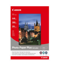 Canon - Canon Carta fotografica Plus Semi-Gloss SG-201 - A4 - 20 Fogli - 1686B021 Canon - Canon Carta fotografica Plus Semi-Gloss SG-201 - A4 - 20 Fogli - 1686B021