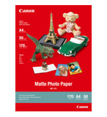 Canon - Carta fotografica Matte MP-101 - A4 - 50 Fogli - 7981A005 Canon - Carta fotografica Matte MP-101 - A4 - 50 Fogli - 7981A005