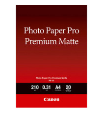 Canon - Carta fotografica Premium Matte PM-101 - A4 - 20 Fogli - 8657B005 Canon - Carta fotografica Premium Matte PM-101 - A4 - 20 Fogli - 8657B005