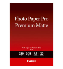 Canon - Carta fotografica Premium Matte PM-101 - A4 - 20 Fogli - 8657B005 Canon - Carta fotografica Premium Matte PM-101 - A4 - 20 Fogli - 8657B005