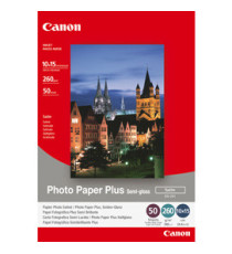 Canon - Carta fotografica semilucida SG-201 Plus - 4 x 6  - 50 Fogli - 1686B015 Canon - Carta fotografica semilucida SG-201 Plus - 4 x 6  - 50 Fogli - 1686B015