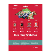 Canon - Conf. Multipla Carta fotografica VP-101 - 4 x 6  / A4 - 20 Fogli - 0775B079 Canon - Conf. Multipla Carta fotografica VP-101 - 4 x 6  / A4 - 20 Fogli - 0775B079