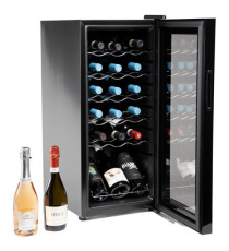 Cantinetta Vermentino 18C - per 18 bottiglie - 34,5 x 45 x 77 cm - nero - Hom-io Cantinetta Vermentino 18C - per 18 bottiglie - 34,5 x 45 x 77 cm - nero - Hom-io