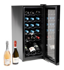 Cantinetta Vermentino 18C - per 18 bottiglie - 34,5 x 45 x 77 cm - nero - Hom-io Cantinetta Vermentino 18C - per 18 bottiglie - 34,5 x 45 x 77 cm - nero - Hom-io