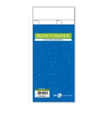 Blocco comande a 7 tagliandi - 10 x 22cm - 25x2cm - 25 fogli x 2 copie ricalcanti - BM Blocco comande a 7 tagliandi - 10 x 22cm - 25x2cm - 25 fogli x 2 copie ricalcanti - BM