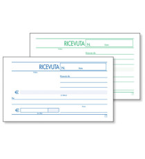 Blocco ricevute generiche - 2 copie autoricalcanti - 10 x 17cm - 50 fogli - BM Blocco ricevute generiche - 2 copie autoricalcanti - 10 x 17cm - 50 fogli - BM
