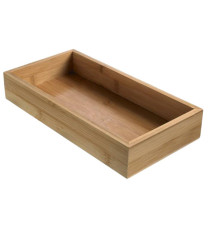 Contenitore buffet - 15,3 x 30,6 x 5 cm - bamboo - naturale - Leone Contenitore buffet - 15,3 x 30,6 x 5 cm - bamboo - naturale - Leone