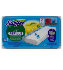 Panni lavapavimenti Wet - Swiffer - conf. 10 pezzi Panni lavapavimenti Wet - Swiffer - conf. 10 pezzi