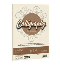 Carta Calligraphy Canvas - A4 - 200 gr - avorio 02 - Favini - conf. 50 fogli Carta Calligraphy Canvas - A4 - 200 gr - avorio 02 - Favini - conf. 50 fogli
