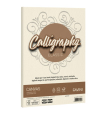 Carta Calligraphy Canvas - A4 - 200 gr - avorio 02 - Favini - conf. 50 fogli Carta Calligraphy Canvas - A4 - 200 gr - avorio 02 - Favini - conf. 50 fogli