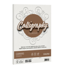 Carta Calligraphy Canvas - A4 - 200 gr - bianco 01 - Favini - conf. 50 fogli Carta Calligraphy Canvas - A4 - 200 gr - bianco 01 - Favini - conf. 50 fogli