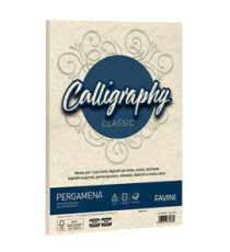 Carta Calligraphy Pergamena - A4 - 190 gr - naturale 06 - Favini - conf. 50 fogli Carta Calligraphy Pergamena - A4 - 190 gr - naturale 06 - Favini - conf. 50 fogli