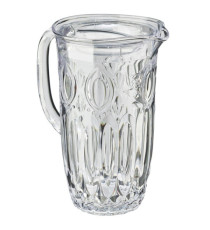 Caraffa decorata Milos - 1,7 L - metacrilato - trasparente - Leone Caraffa decorata Milos - 1,7 L - metacrilato - trasparente - Leone