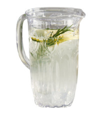 Caraffa decorata Milos - 1,7 L - metacrilato - trasparente - Leone Caraffa decorata Milos - 1,7 L - metacrilato - trasparente - Leone