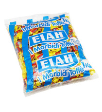 Caramelle Toffee Mou cubik - Elah - busta 1 kg Caramelle Toffee Mou cubik - Elah - busta 1 kg