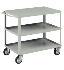 Carrello da lavoro - 3 vasche da 93 x 600 cm - 104 x 60 x 86,5 cm - grigio - Tecnotelai Carrello da lavoro - 3 vasche da 93 x 600 cm - 104 x 60 x 86,5 cm - grigio - Tecnotelai