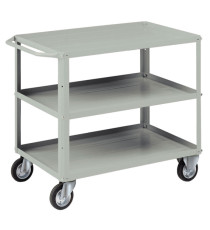 Carrello da lavoro - 3 vasche da 93 x 600 cm - 104 x 60 x 86,5 cm - grigio - Tecnotelai Carrello da lavoro - 3 vasche da 93 x 600 cm - 104 x 60 x 86,5 cm - grigio - Tecnotelai